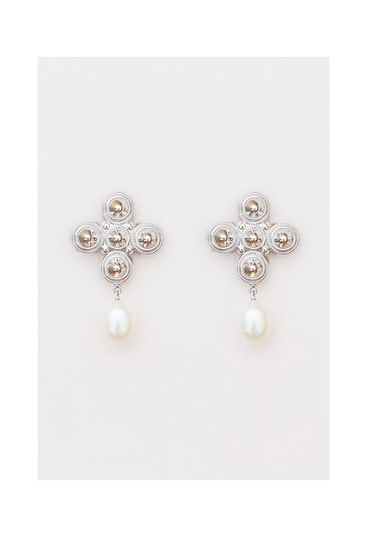 Star Silver Earrings