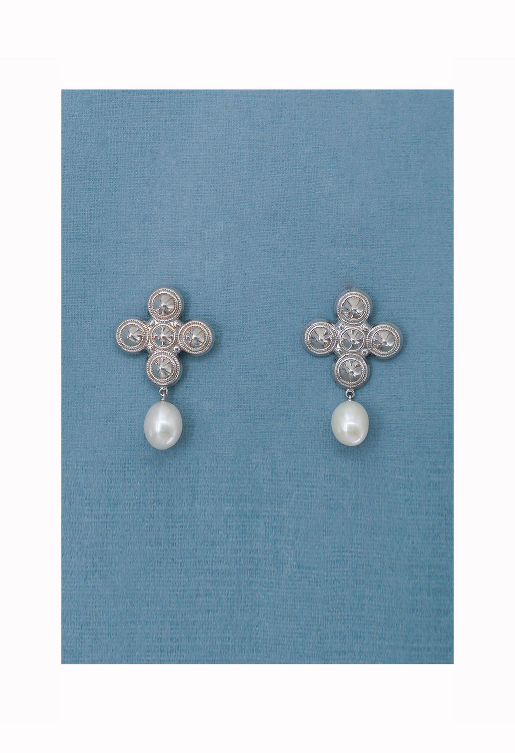 Star Silver Earrings