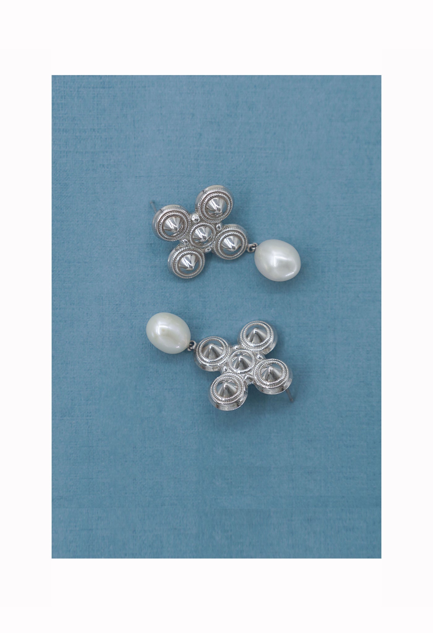 Star Silver Earrings