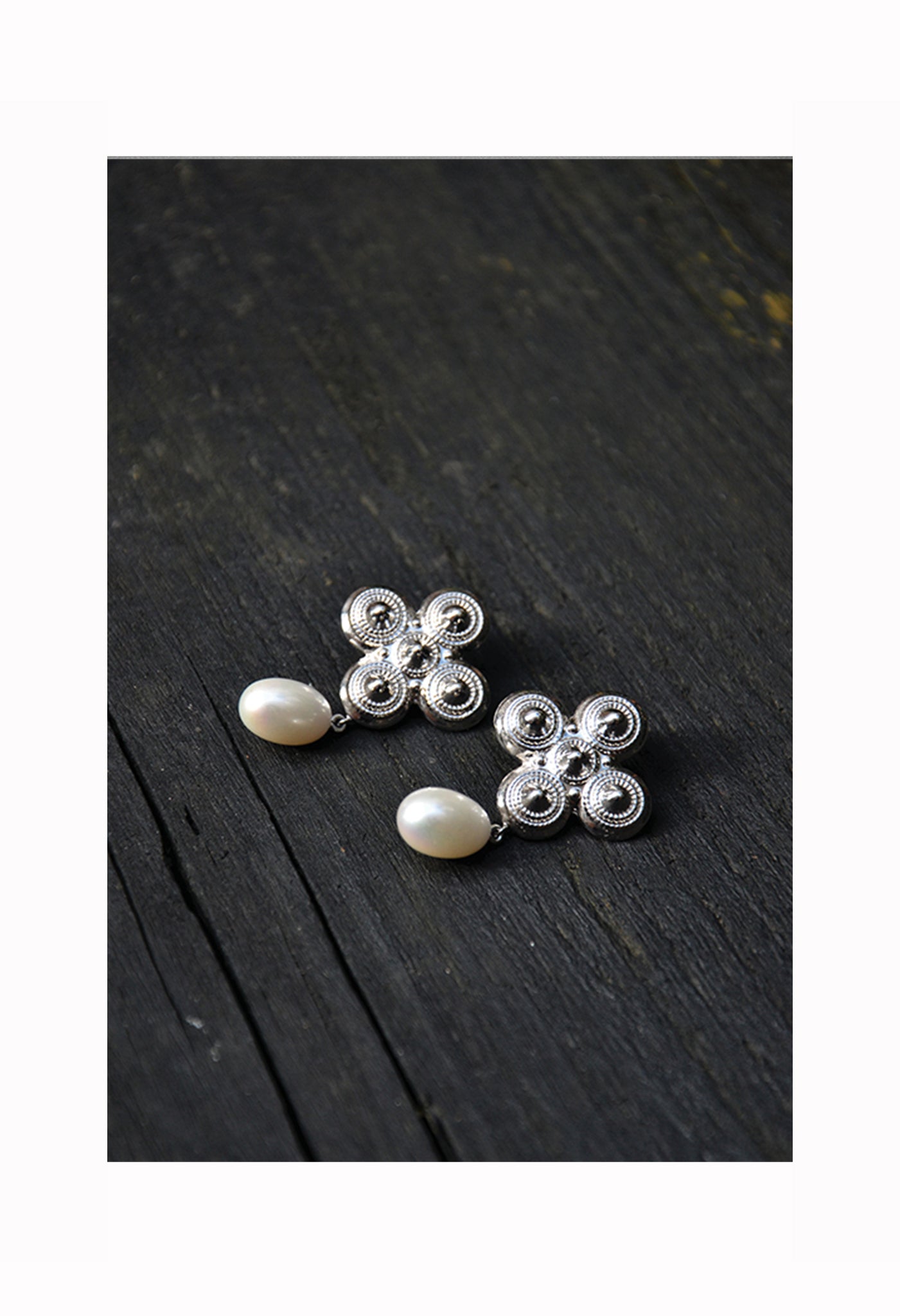 Star Silver Earrings