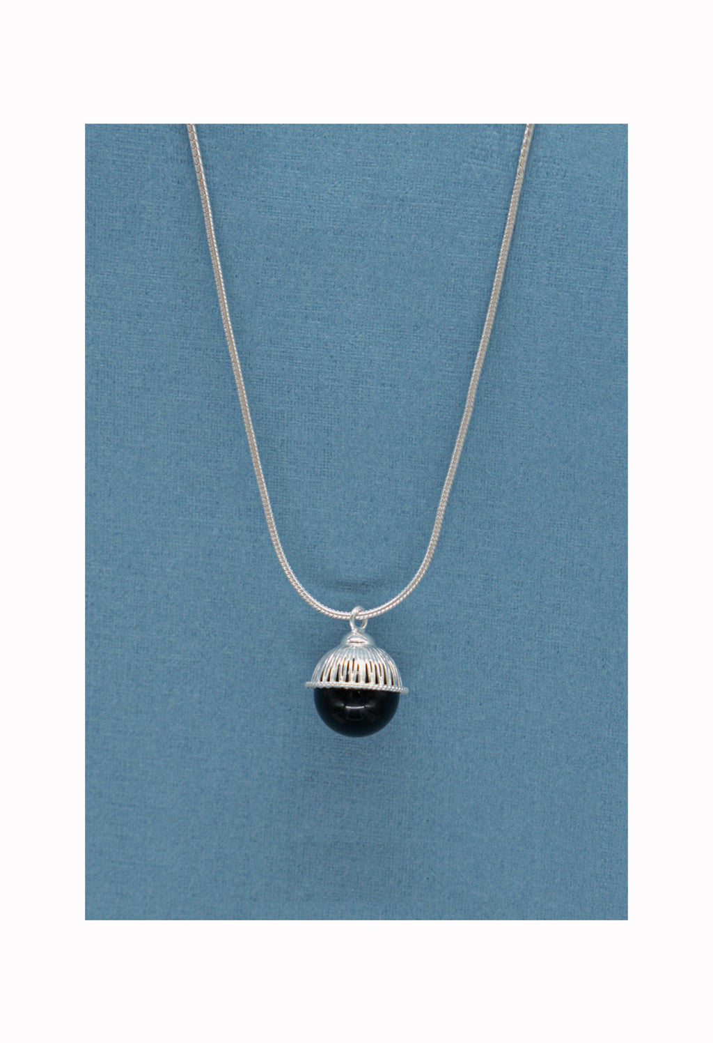 Mini Angel Black Necklace
