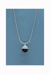 Mini Angel Black Necklace