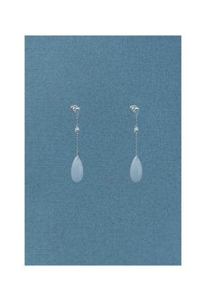Poet Earrings (Blue)