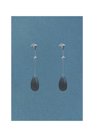 Poet Earrings (Grey)