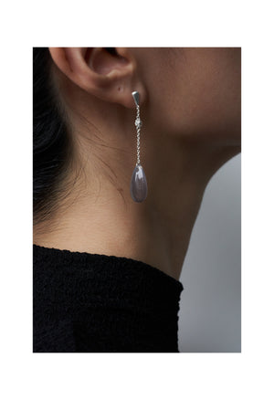 Poet Earrings (Grey)