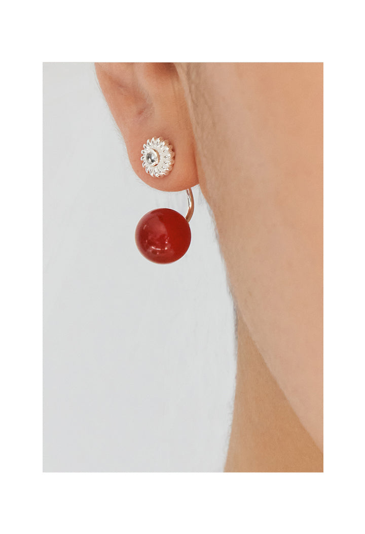 Twin peaks earrings